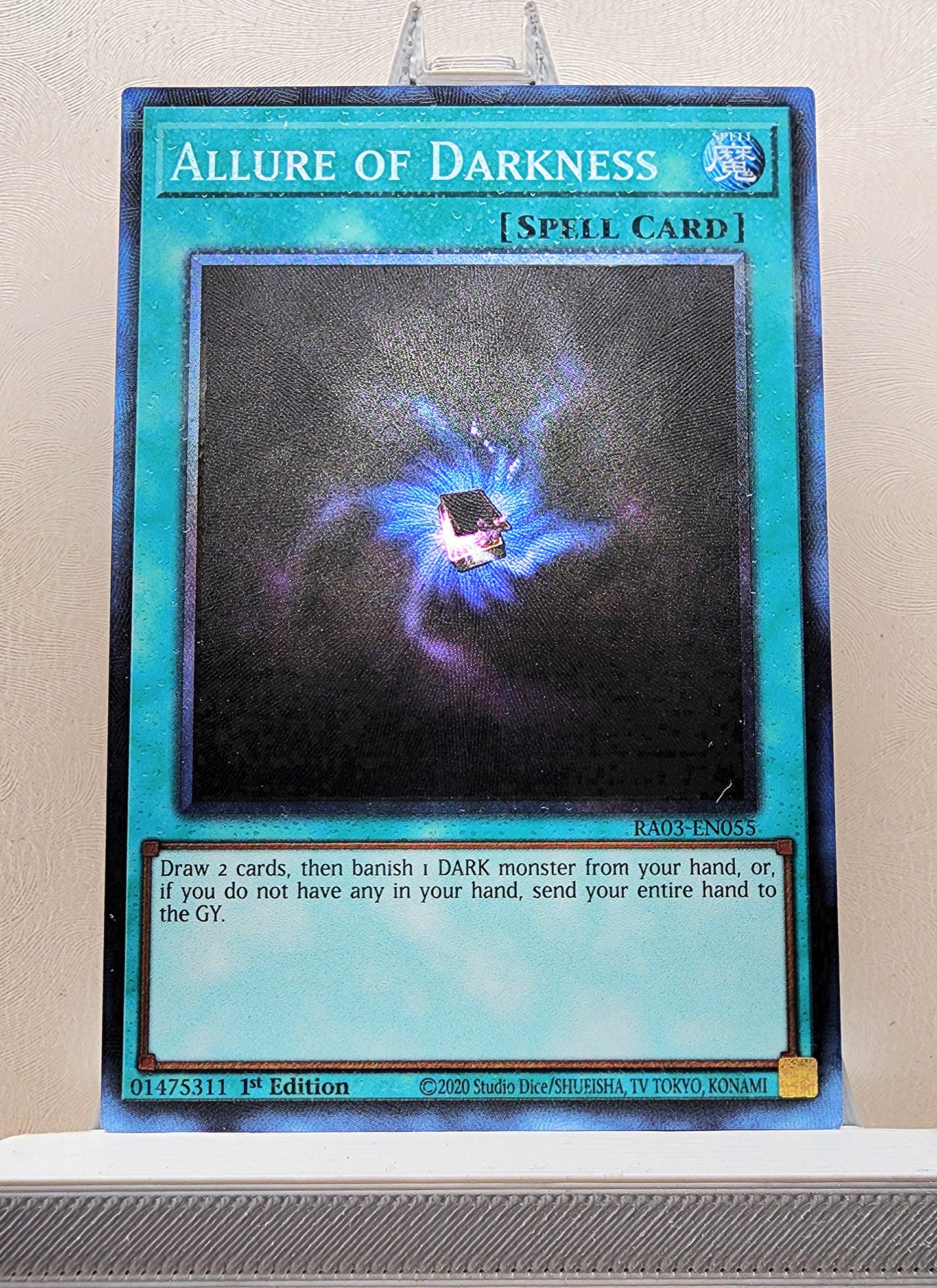 Yugioh! 1x Allure of Darkness (RA03 - Prismatic Collectors Rare) 1st Edition