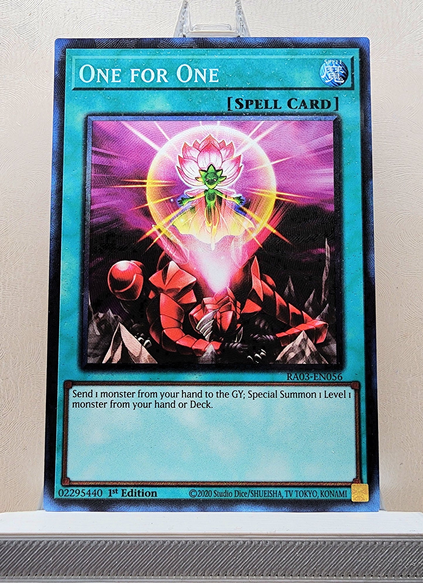 Yugioh! 1x One for One (RA03 - Prismatic Collectors Rare) 1st Edition