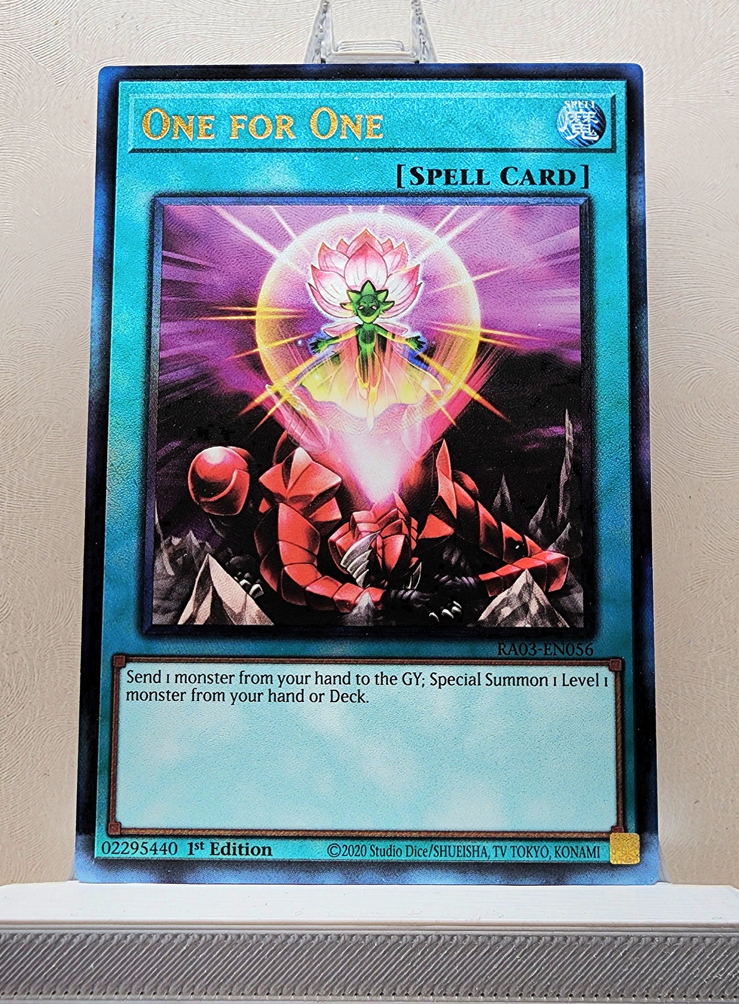 Yugioh! 1x One for One (RA03 - Prismatic Ultimate Rare) 1st Edition