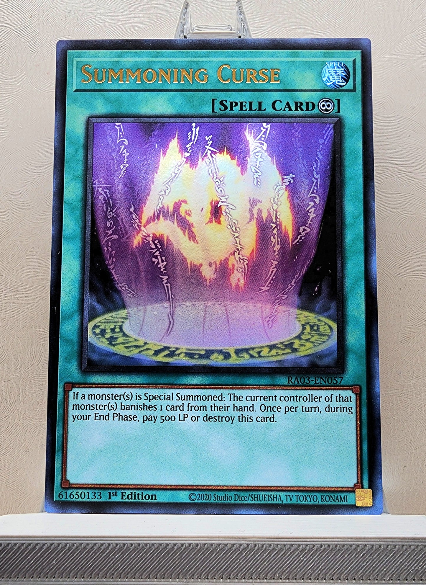 Yugioh! 1x Summoning Curse (RA03 - Ultra Rare) 1st Edition