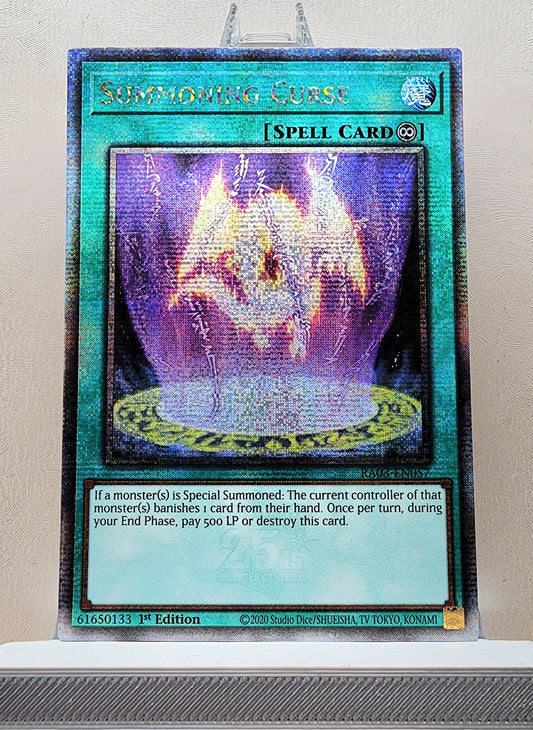 Yugioh! 1x Summoning Curse (RA03 - Quarter Century Secret Rare) 1st Edition