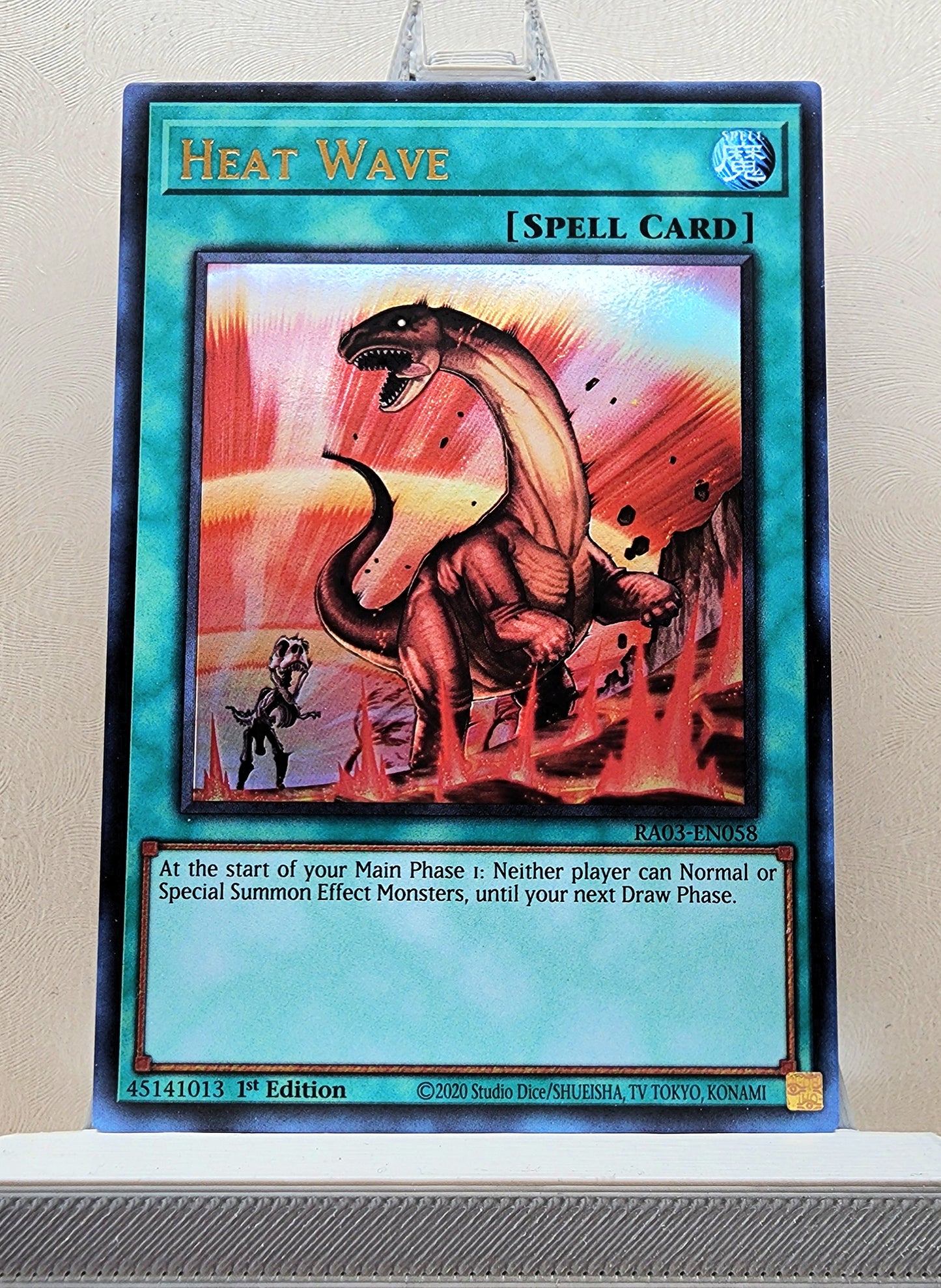 Yugioh! 1x Heat Wave (RA03 - Ultra Rare) 1st Edition