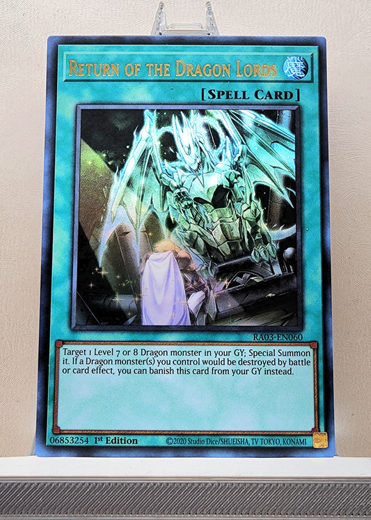 Yugioh! 1x Return of the Dragon Lords (RA03 - Ultra Rare) 1st Edition