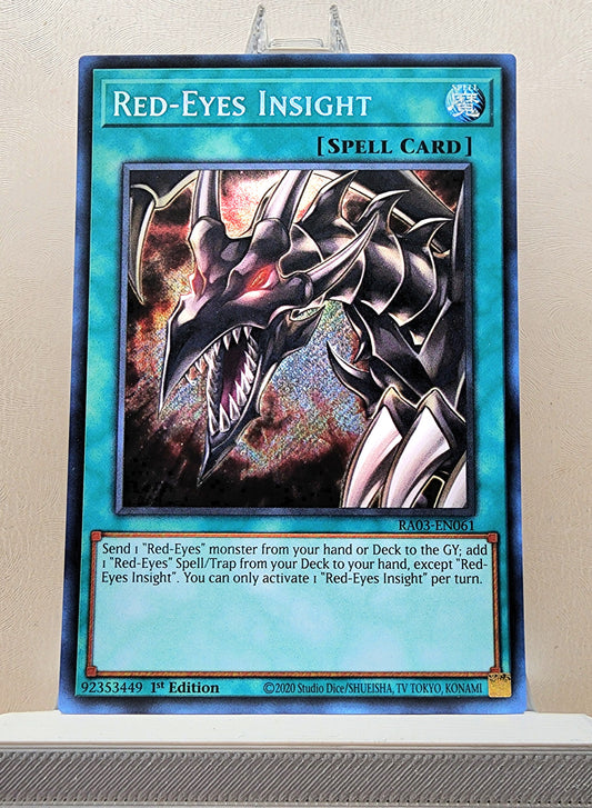 Yugioh! 1x Red-Eyes Insight (RA03 - Secret Rare) 1st Edition