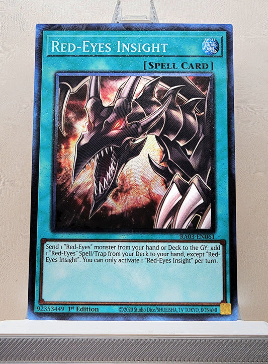 Yugioh! 1x Red-Eyes Insight (RA03 - Prismatic Collectors Rare) 1st Edition