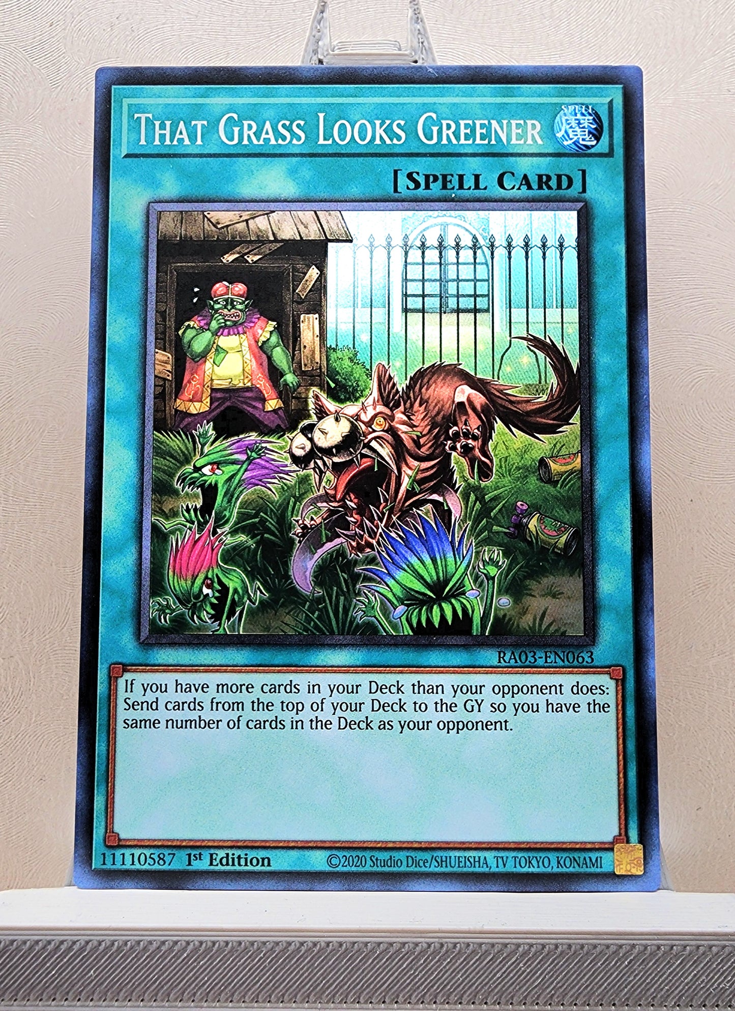 Yugioh! 1x That Grass Looks Greener (RA03 - Super Rare) 1st Edition