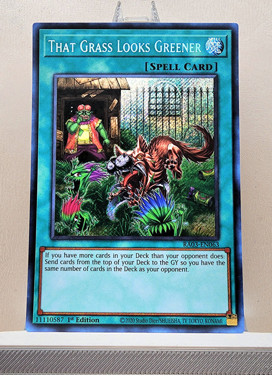 Yugioh! 1x That Grass Looks Greener (RA03 - Secret Rare) 1st Edition