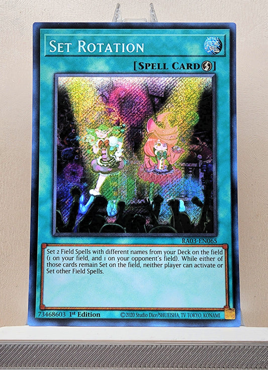 Yugioh! 1x Set Rotation (RA03 - Secret Rare) 1st Edition