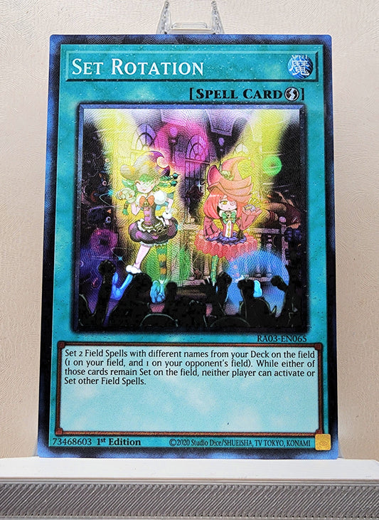 Yugioh! 1x Set Rotation (RA03 - Prismatic Collectors Rare) 1st Edition