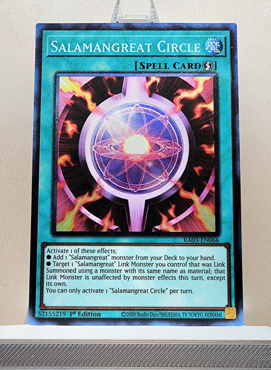 Yugioh! 1x Salamangreat Circle (RA03 - Prismatic Collectors Rare) 1st Edition