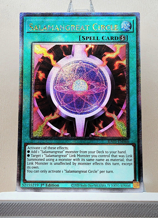 Yugioh! 1x Salamangreat Circle (RA03 - Quarter Century Secret Rare) 1st Edition