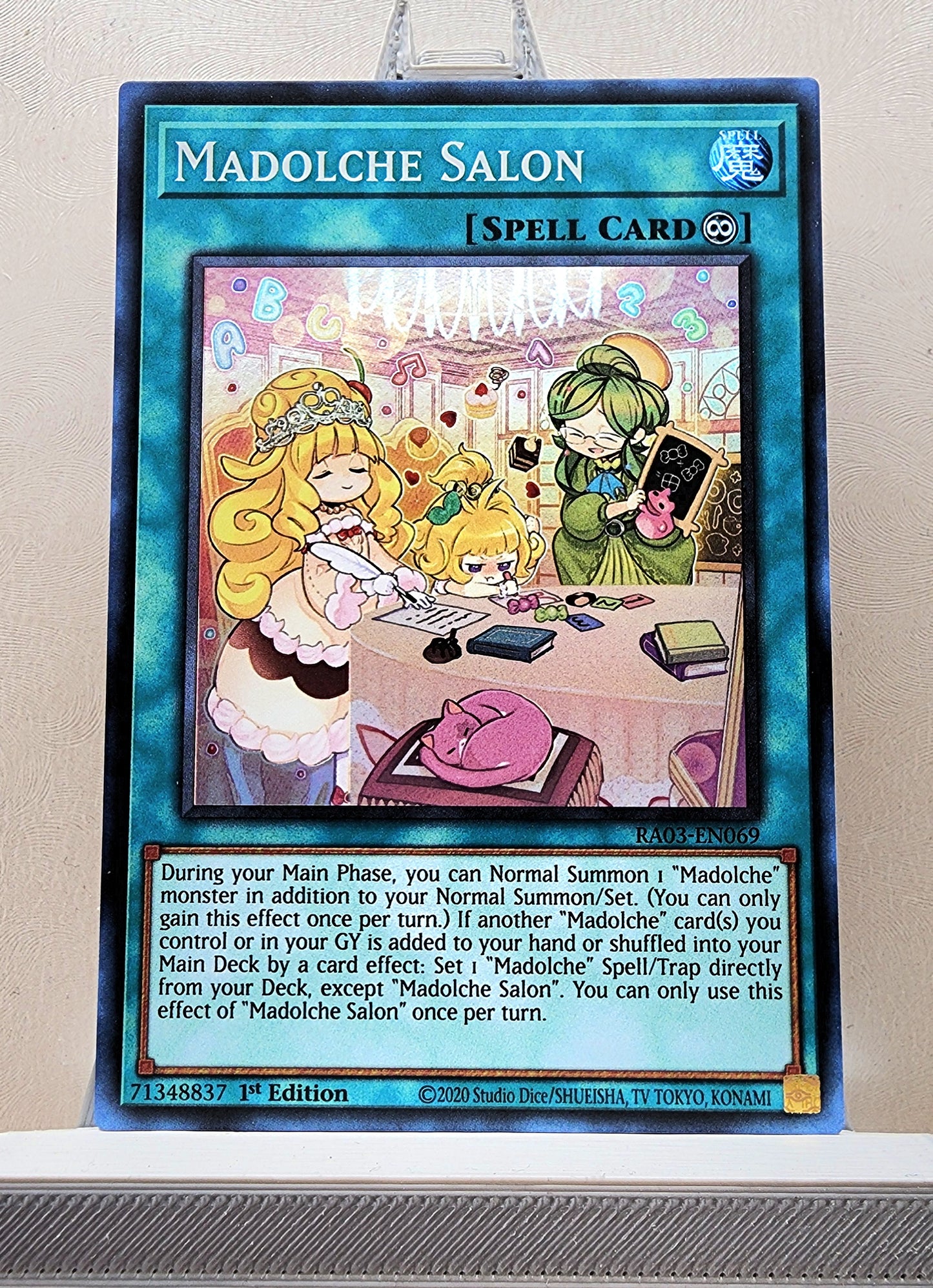 Yugioh! 1x Madolche Salon (RA03 - Super Rare) 1st Edition