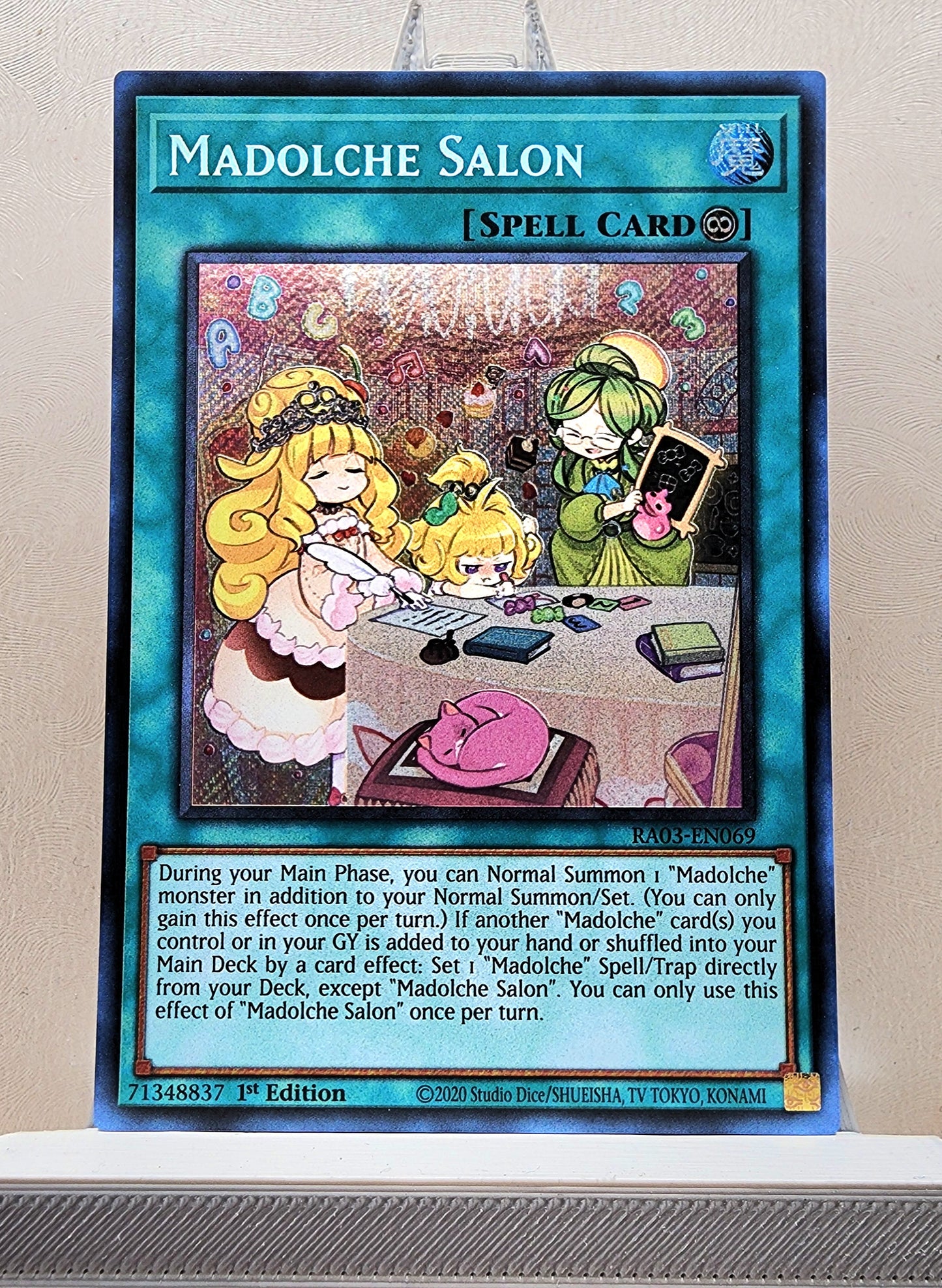 Yugioh! 1x Madolche Salon (RA03 - Secret Rare) 1st Edition