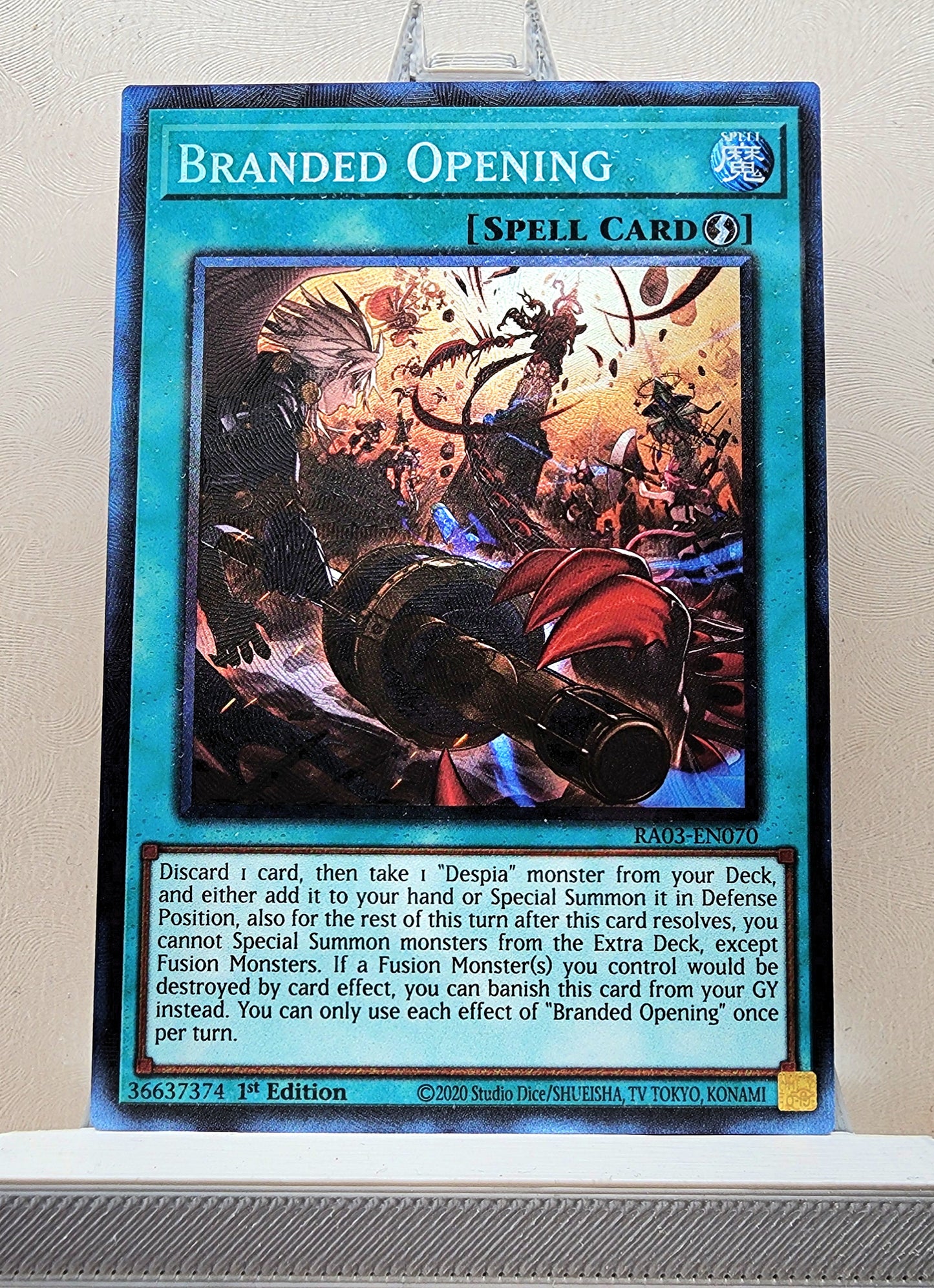 Yugioh! 1x Branded Opening (RA03 - Prismatic Collectors Rare) 1st Edition