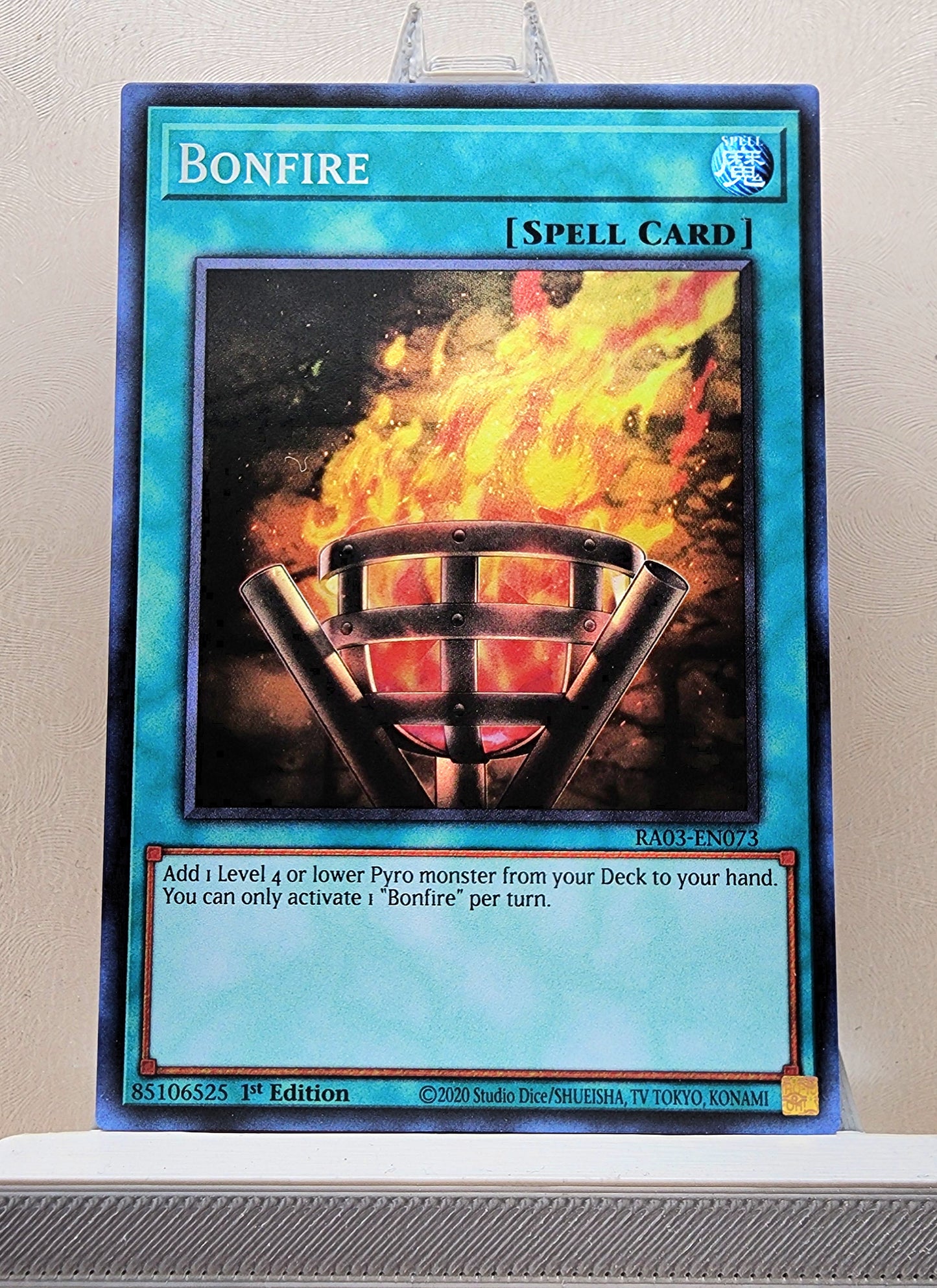 Yugioh! 1x Bonfire (RA03 - Super Rare) 1st Edition