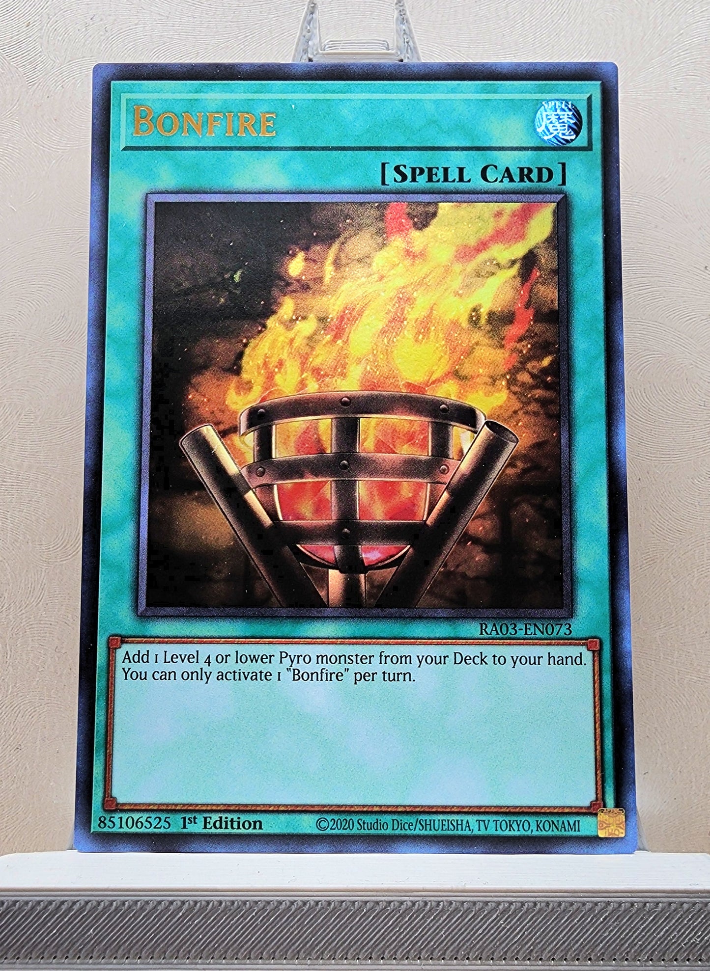 Yugioh! 1x Bonfire (RA03 - Ultra Rare) 1st Edition