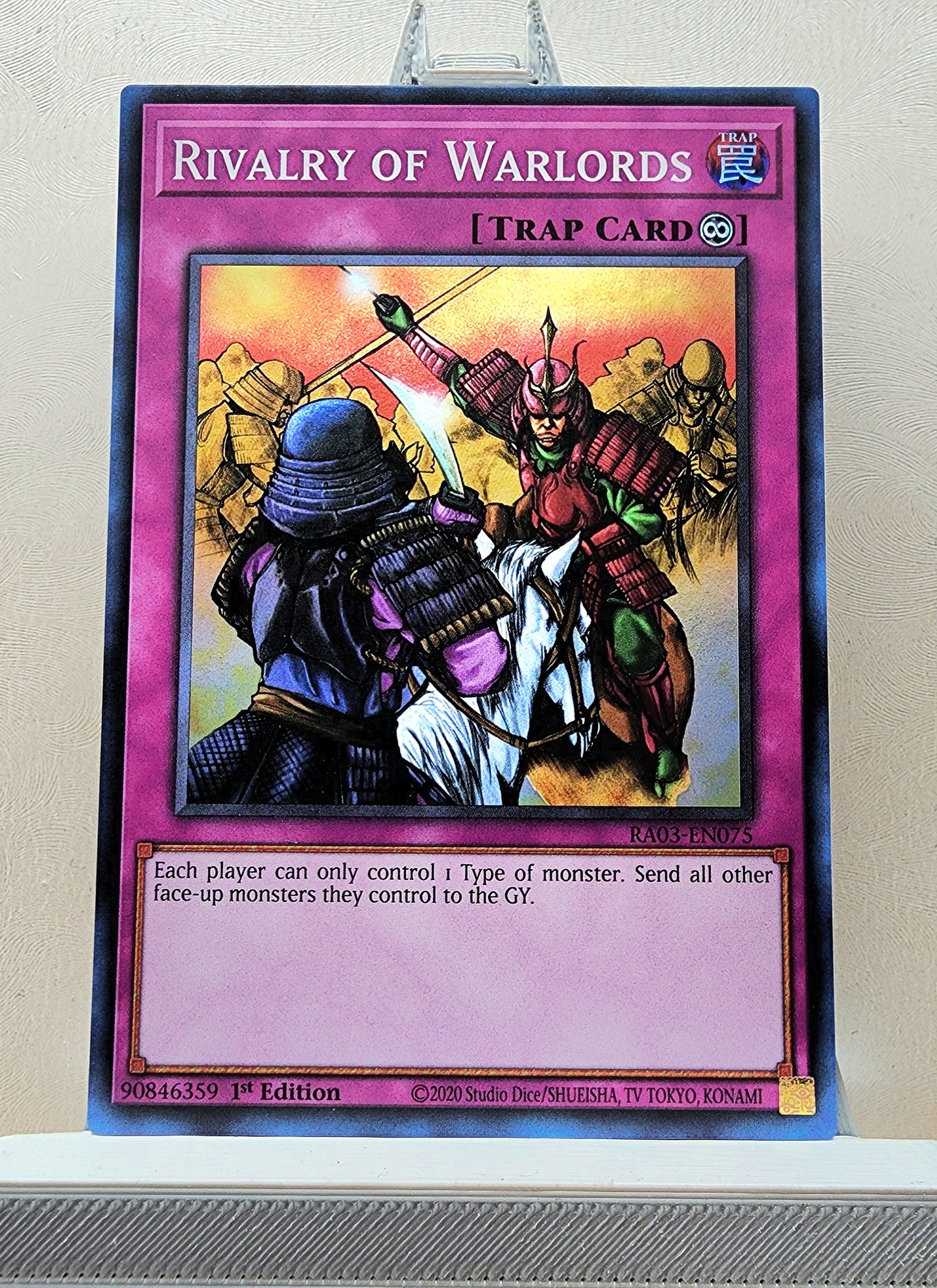 Yugioh! 1x Rivalry of Warlords (RA03 - Super Rare) 1st Edition