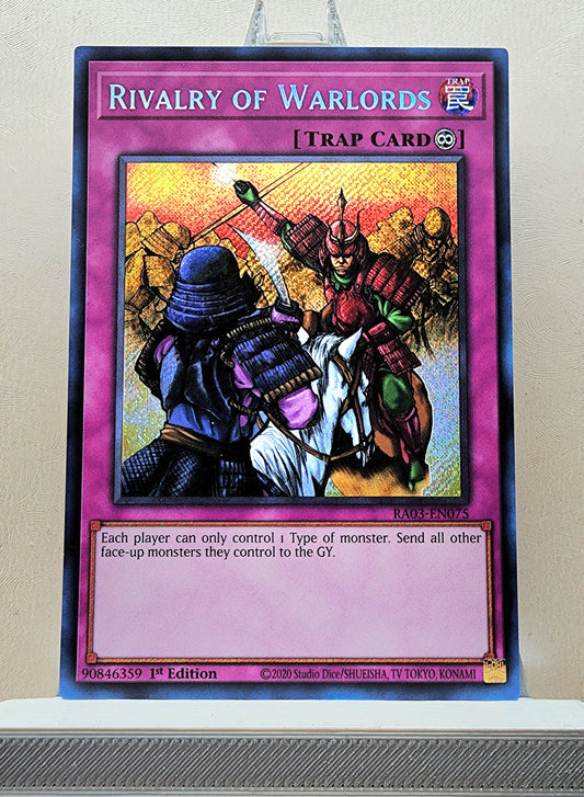 Yugioh! 1x Rivalry of Warlords (RA03 - Secret Rare) 1st Edition