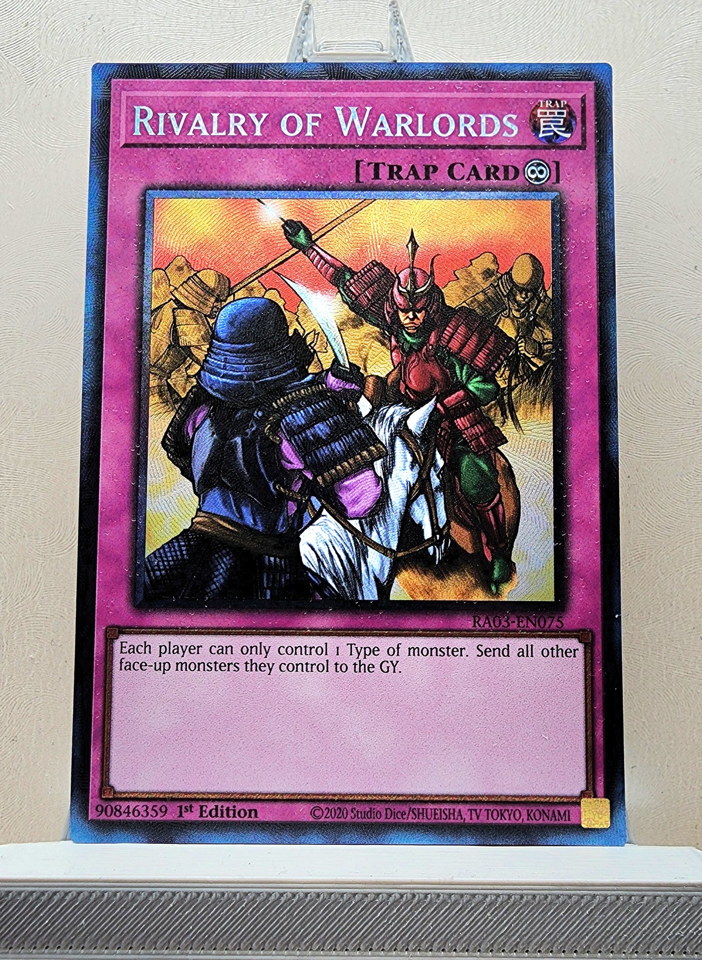 Yugioh! 1x Rivalry of Warlords (RA03 - Prismatic Collectors Rare) 1st Edition