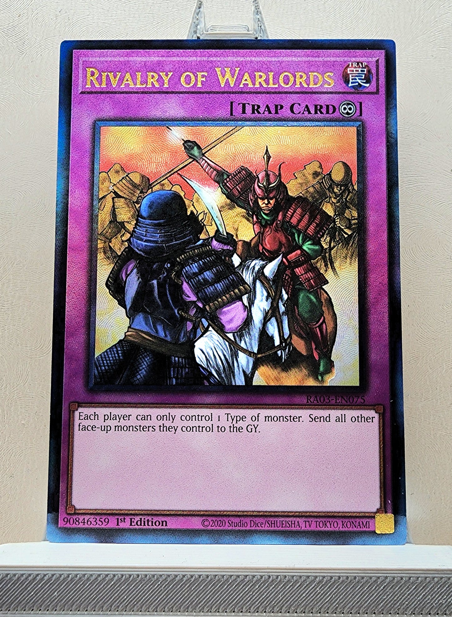 Yugioh! 1x Rivalry of Warlords (RA03 - Prismatic Ultimate Rare) 1st Edition