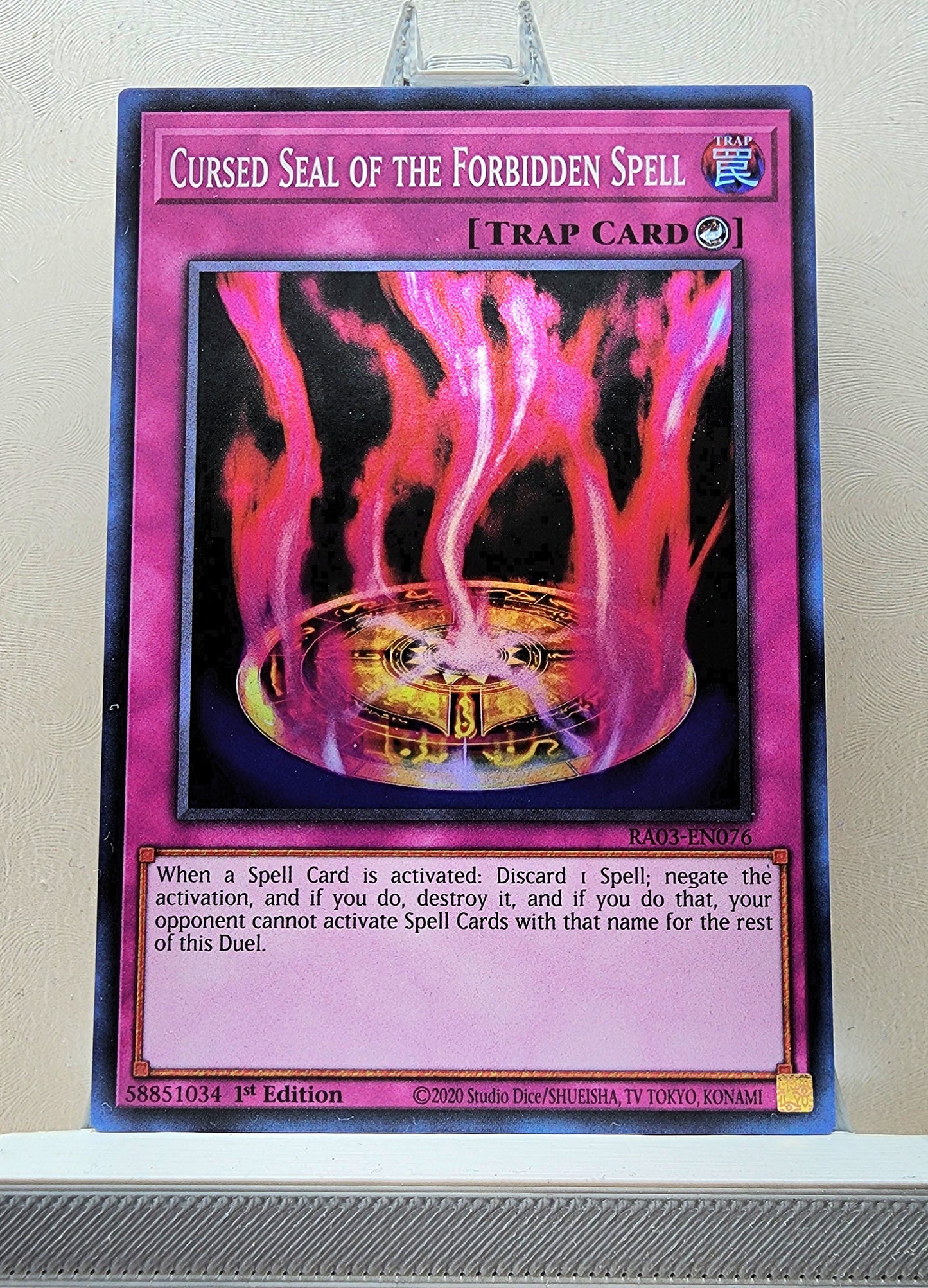 Yugioh! 1x Cursed Seal of the Forbidden Spell (RA03 - Super Rare) 1st Edition