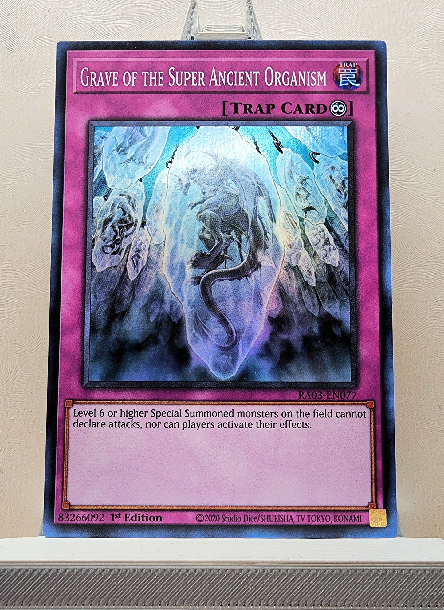 Yugioh! 1x Grave of the Super Ancient Organism (RA03 - Super Rare) 1st Edition