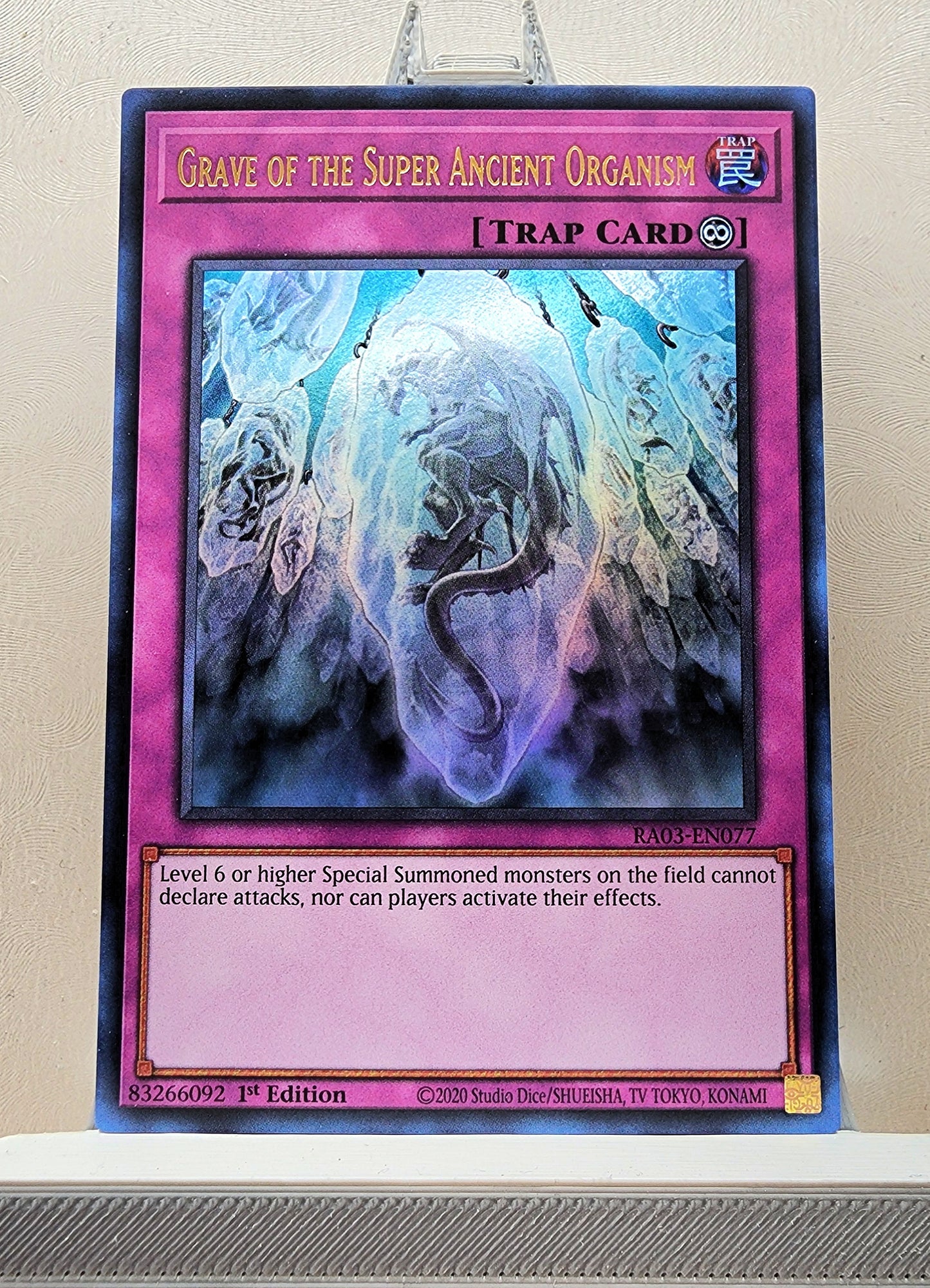 Yugioh! 1x Grave of the Super Ancient Organism (RA03 - Ultra Rare) 1st Edition