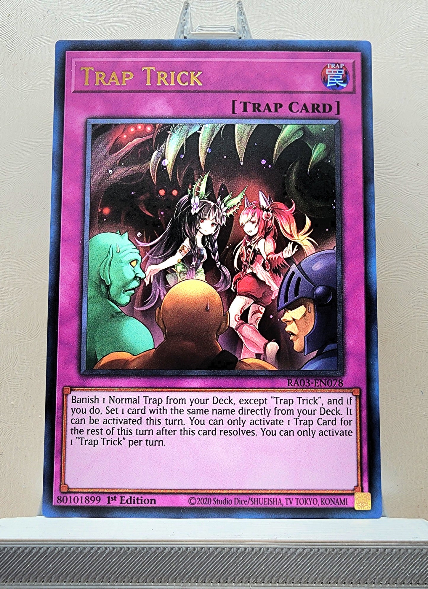 Yugioh! 1x Trap Trick (RA03 - Ultra Rare) 1st Edition