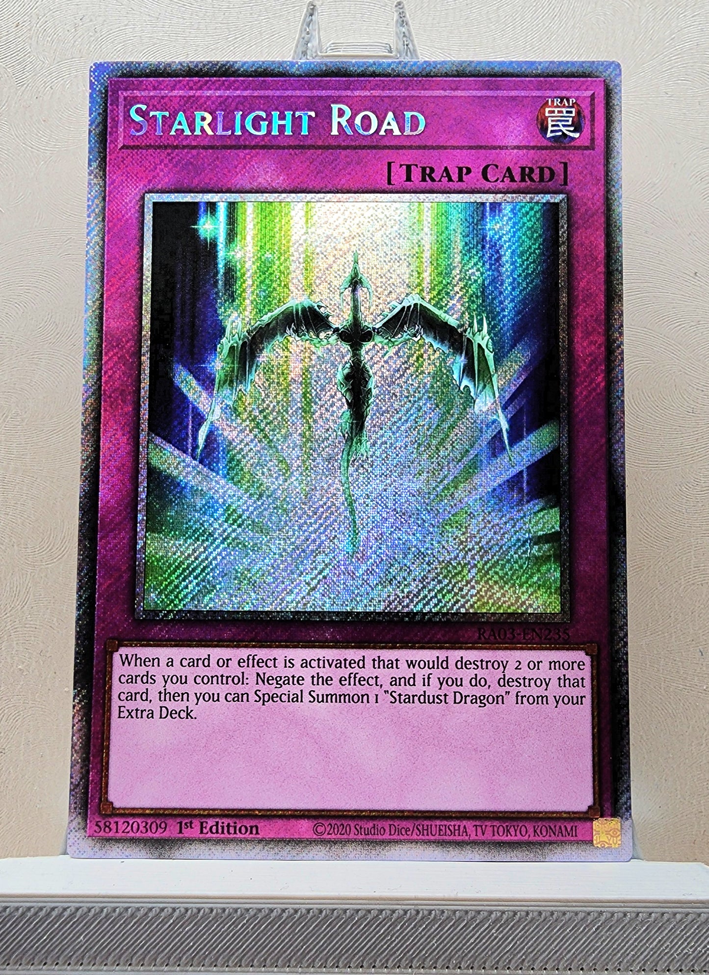 Yugioh! 1x Starlight Road (RA03 - Platinum Secret Rare) 1st Edition