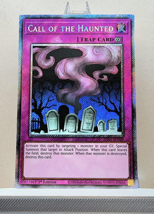 Yugioh! 1x Call of the Haunted (RA03 - Platinum Secret Rare) 1st Edition