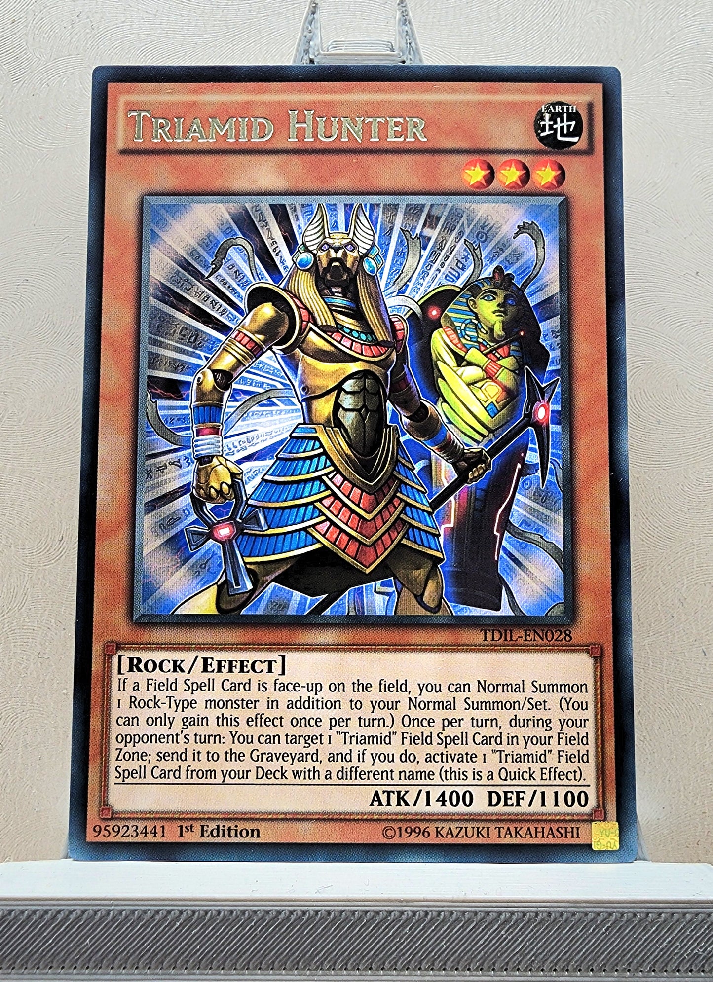 Yugioh! 1x Triamid Hunter (TDIL - Rare) 1st Edition