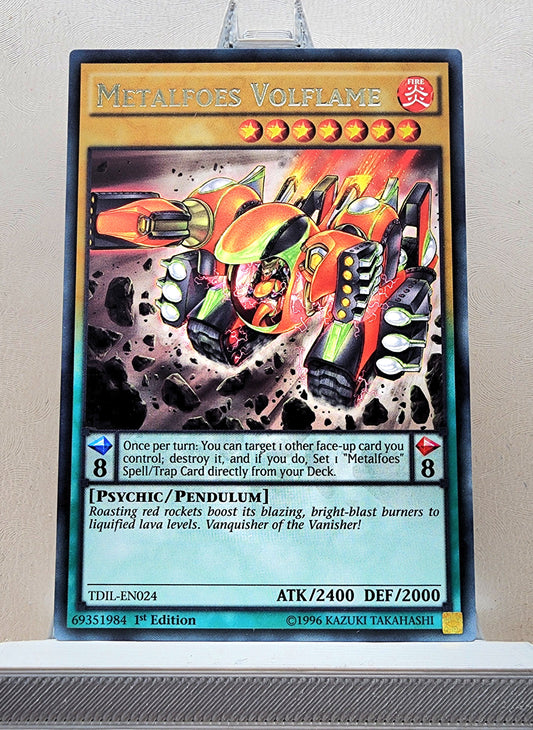 Yugioh! 1x Metalfoes Volflame (TDIL - Rare) 1st Edition