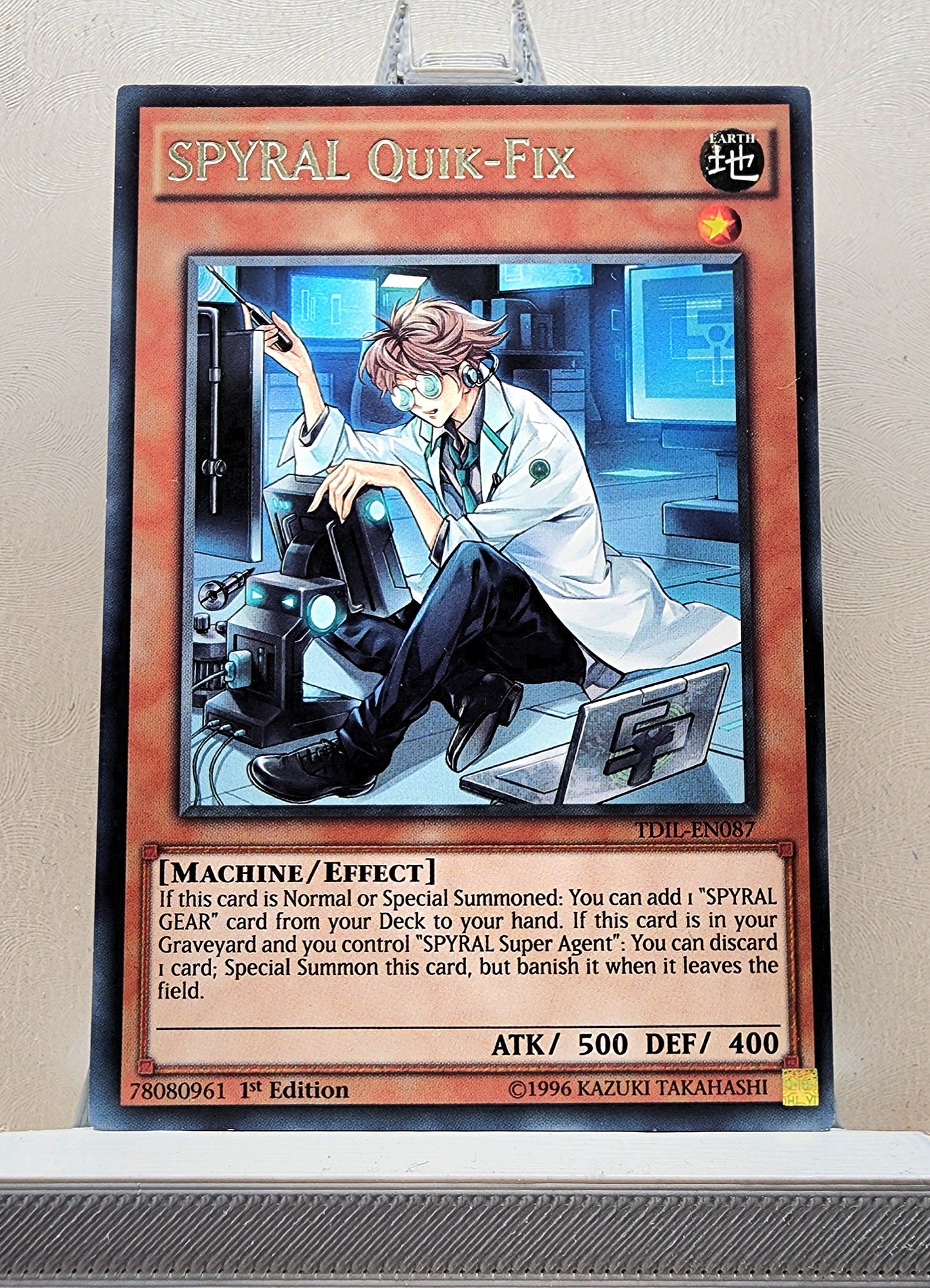 Yugioh! 1x SPYRAL Quik-Fix (TDIL - Rare) 1st Edition