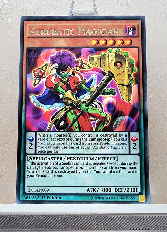 Yugioh! 1x Acrobatic Magician (TDIL - Rare) 1st Edition