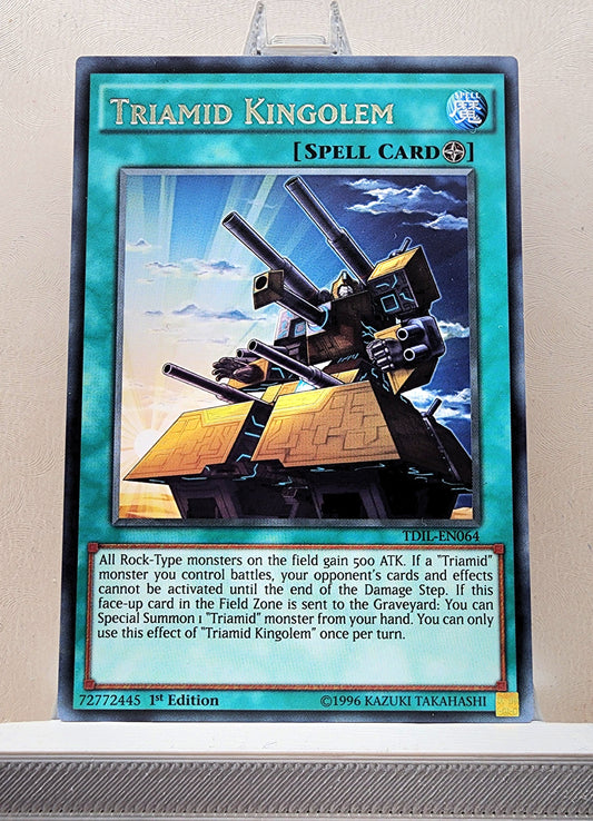 Yugioh! 1x Triamid Kingolem (TDIL - Rare) 1st Edition