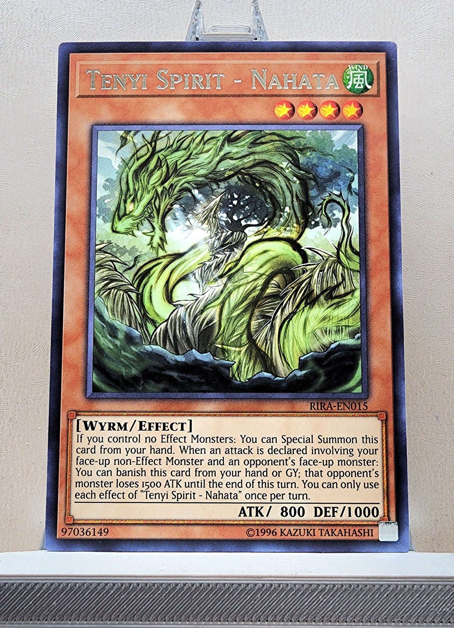 Yugioh! 1x Tenyi Spirit - Nahata (RIRA - Rare) 1st/Unli Edition