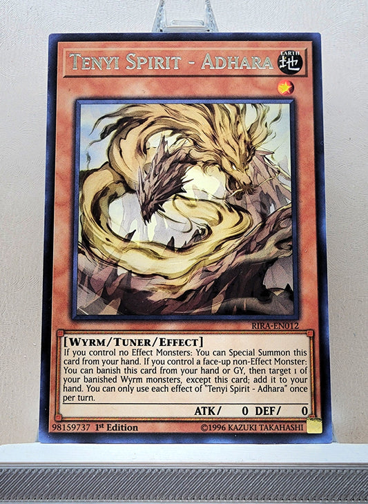 Yugioh! 1x Tenyi Spirit - Adhara (RIRA - Rare) 1st/Unli Edition