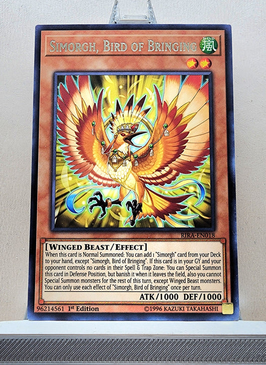 Yugioh! 1x Simorgh, Bird of Bringing (RIRA - Rare) 1st/Unli Edition