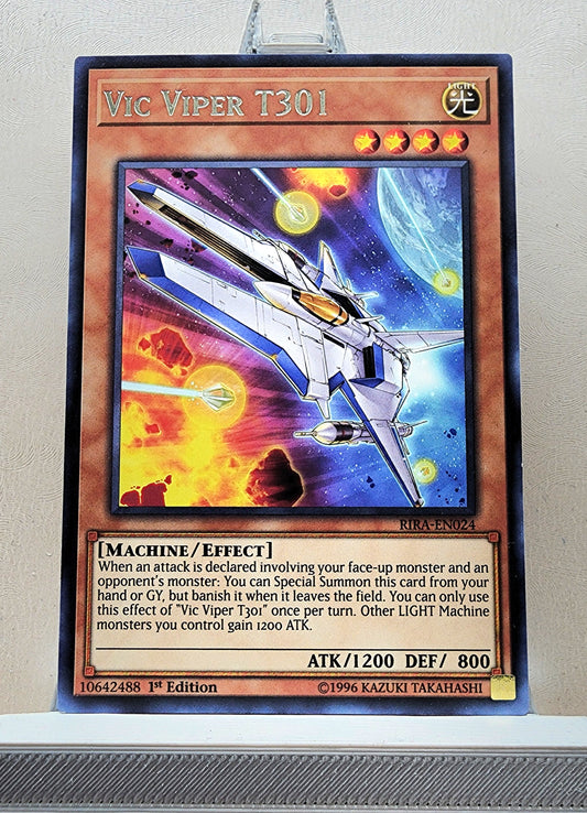 Yugioh! 1x Vic Viper T301 (RIRA - Rare) 1st/Unli Edition