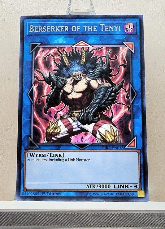 Yugioh! 1x Berserker of the Tenyi (RIRA - Rare) 1st/Unli Edition