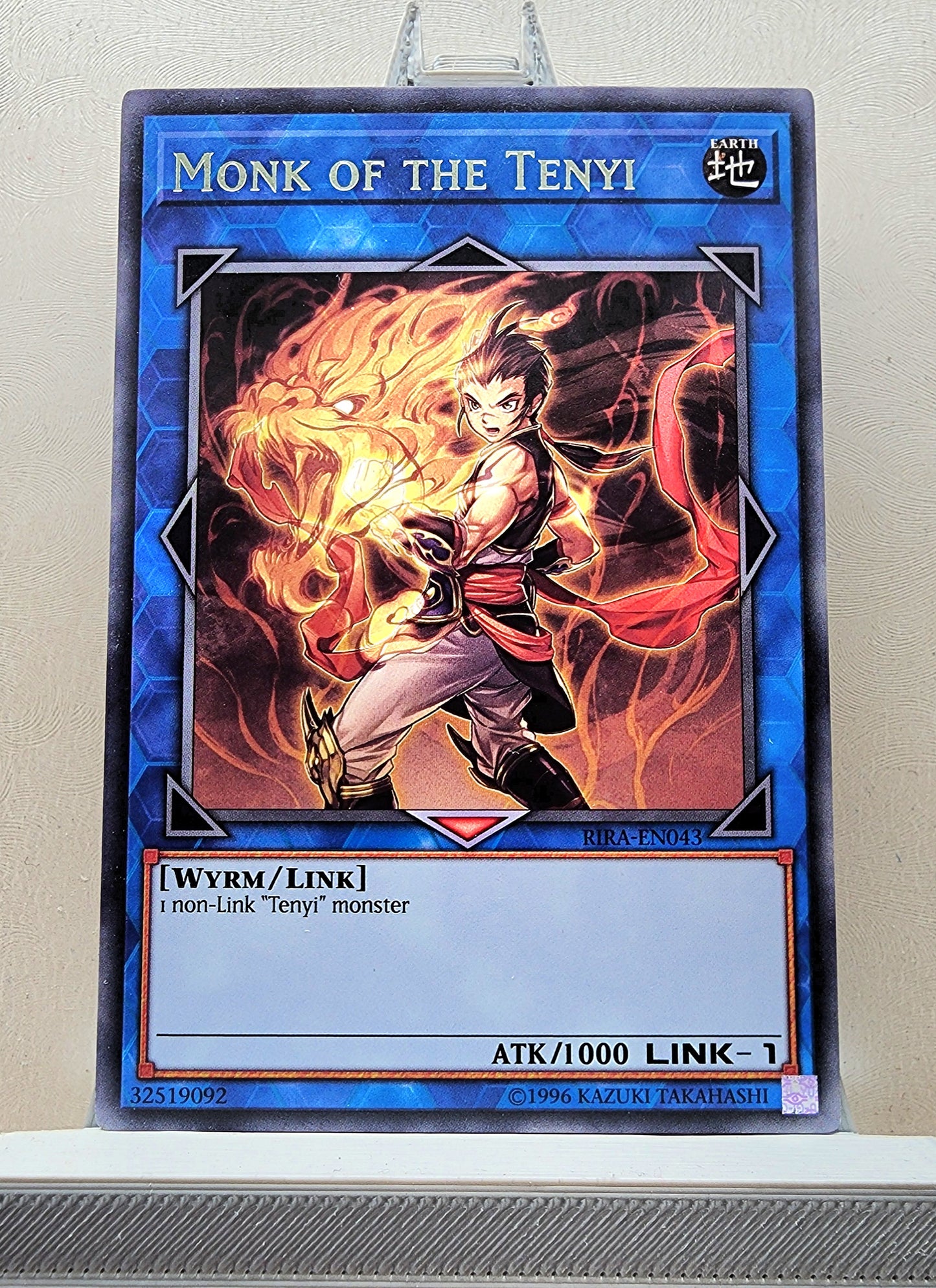 Yugioh! 1x Monk of the Tenyi (RIRA - Rare) 1st/Unli Edition