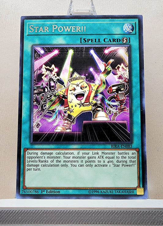 Yugioh! 1x Star Power (RIRA - Rare) 1st/Unli Edition