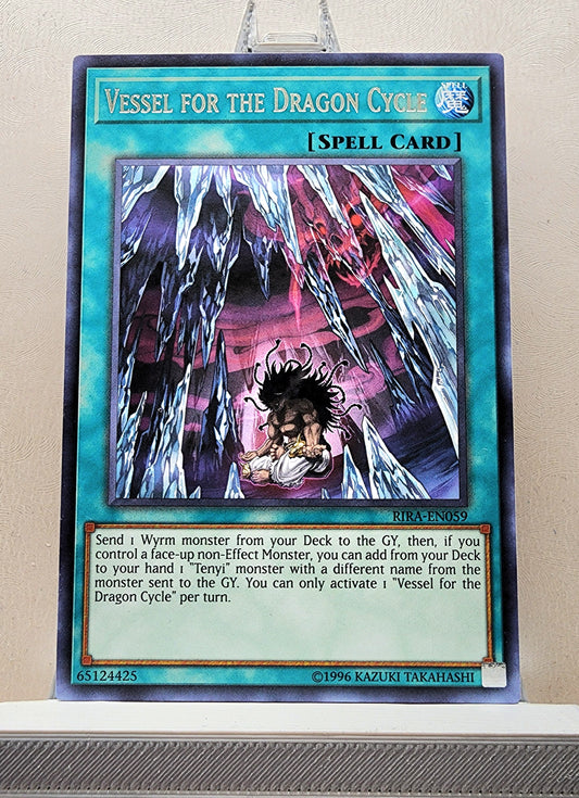 Yugioh! 1x Vessel for the Dragon Cycle (RIRA - Rare) 1st/Unli Edition