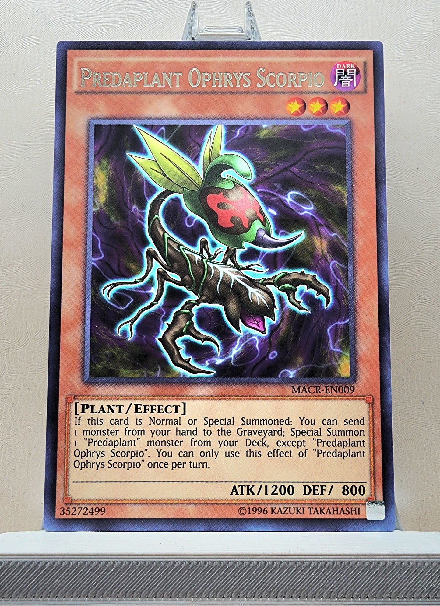 Yugioh! 1x Predaplant Ophrys Scorpio (MACR - Rare) 1st/Unli Edition