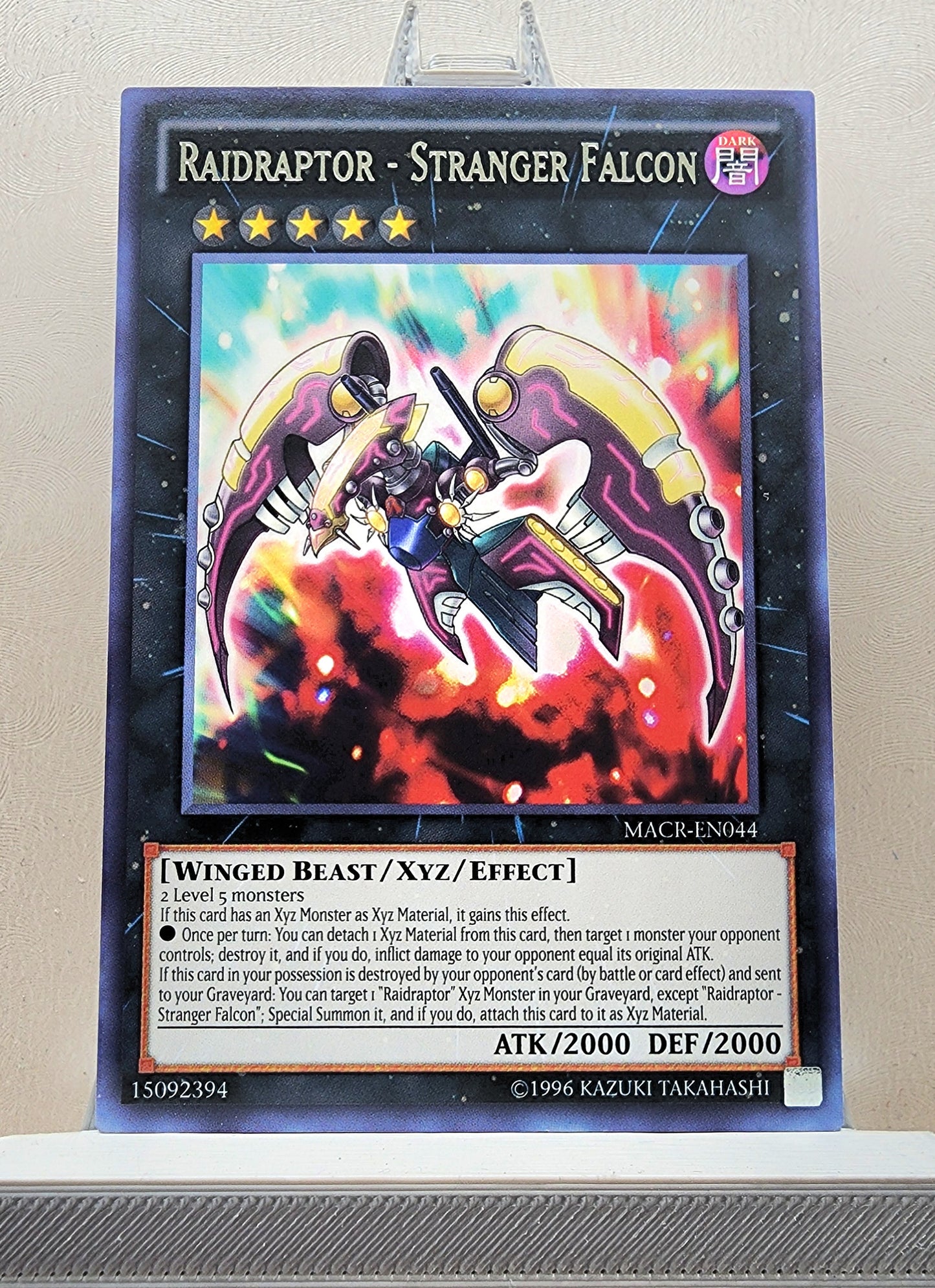 Yugioh! 1x Raidraptor - Stranger Falcon (MACR - Rare) 1st/Unli Edition