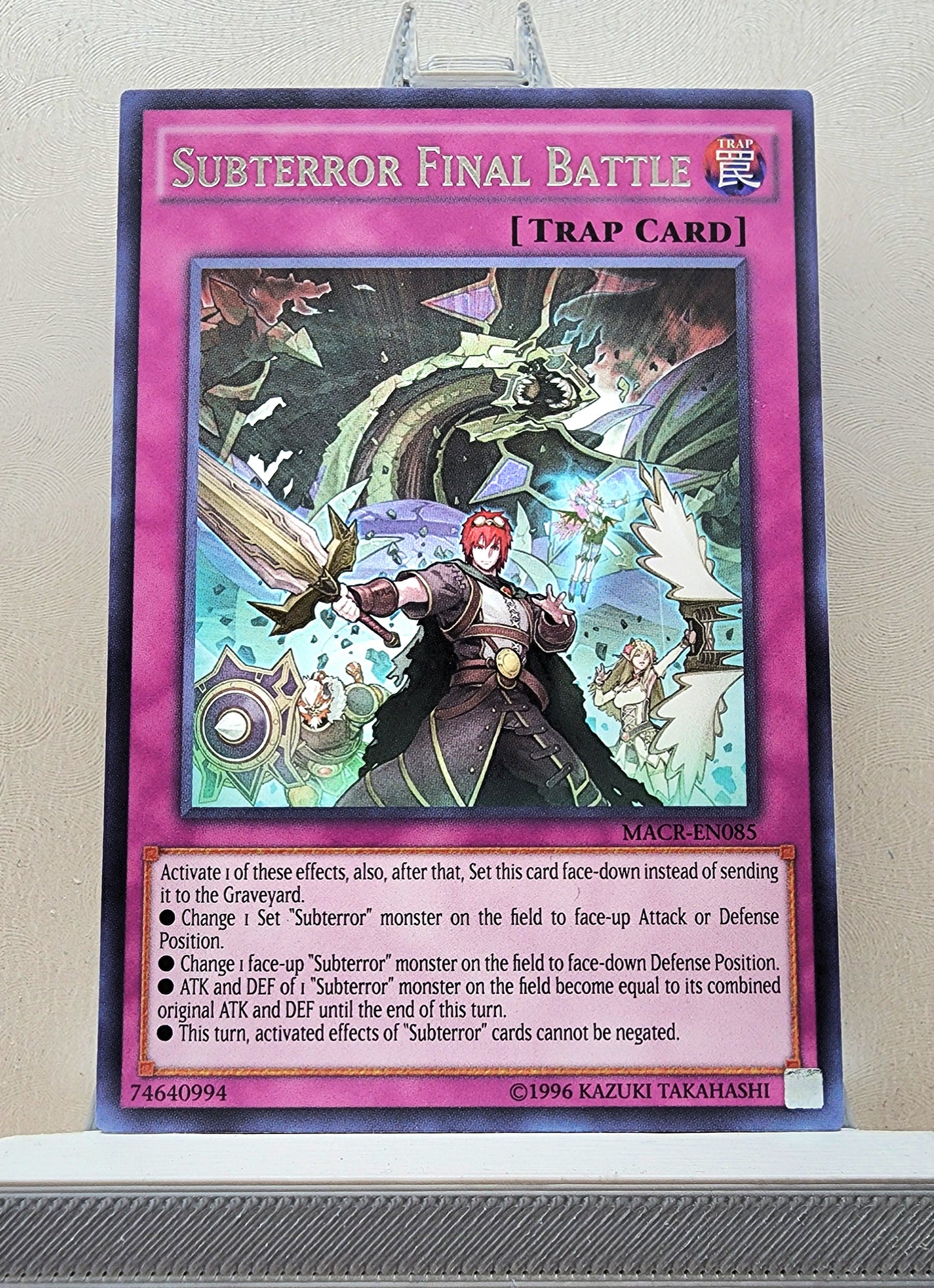 Yugioh! 1x Subterror Final Battle (MACR - Rare) 1st/Unli Edition