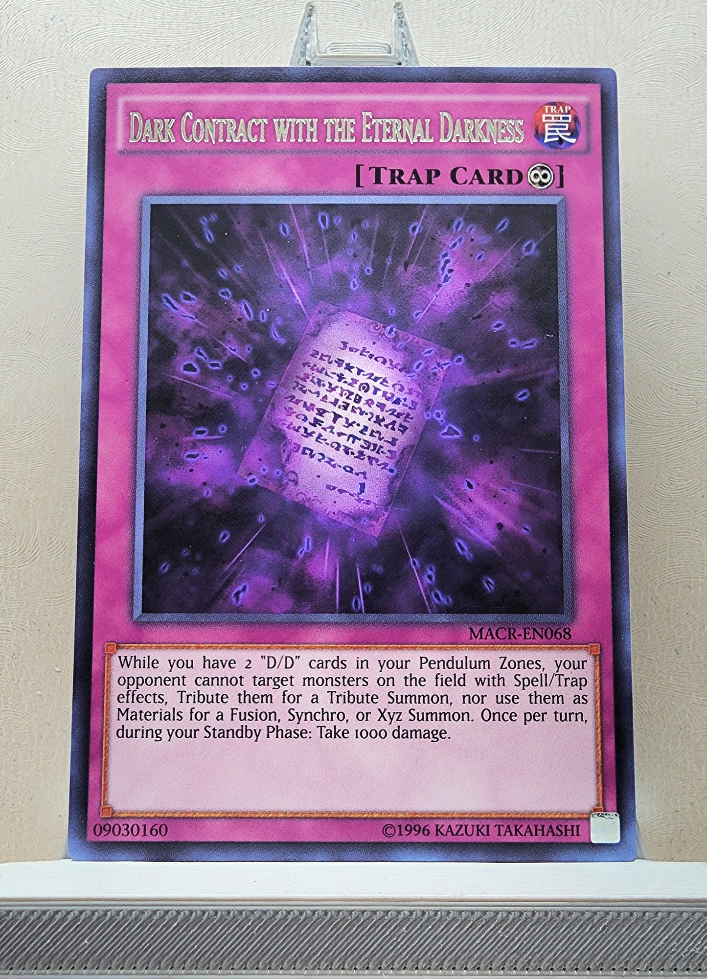 Yugioh! 1x Dark Contract with the Eternal Darkness (MACR - Rare) 1st/Unli Edition