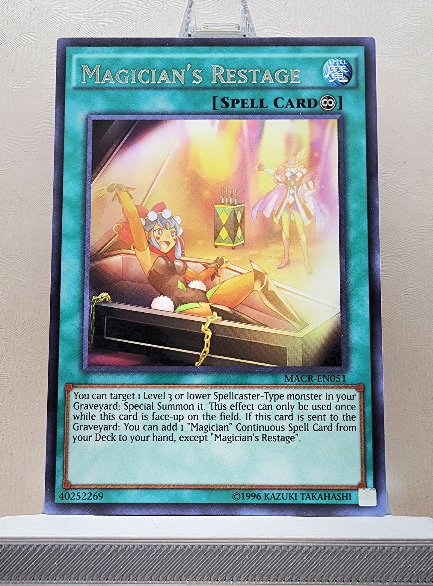 Yugioh! 1x Magician's Restage (MACR - Rare) 1st/Unli Edition