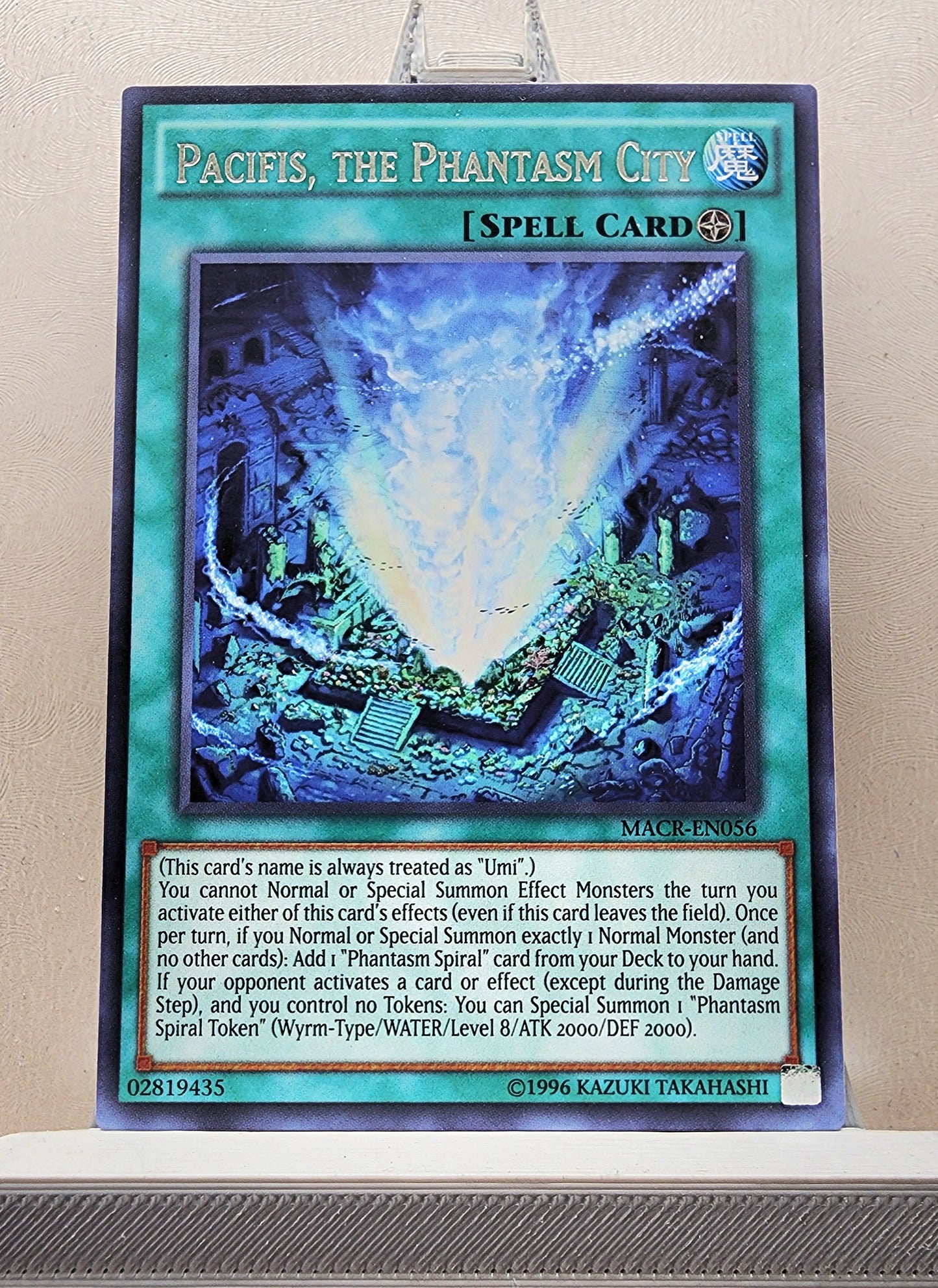 Yugioh! 1x Pacifis, the Phantasm City (MACR - Rare) 1st/Unli Edition