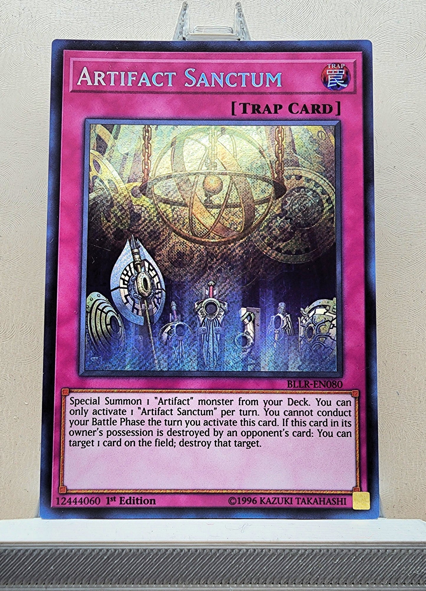 Yugioh! 1x Artifact Sanctum (BLLR - Secret Rare) 1st Edition